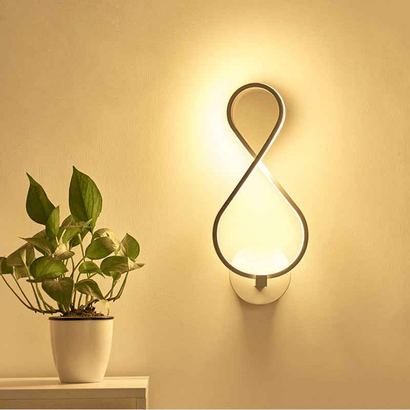 Music Note LED Wall Light