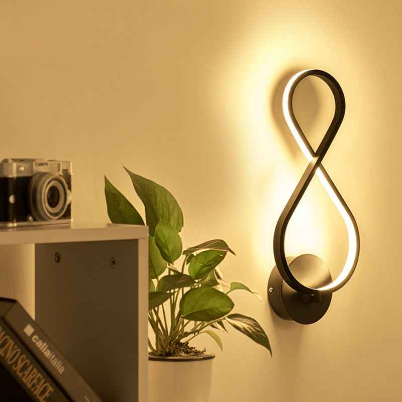Music Note LED Wall Light