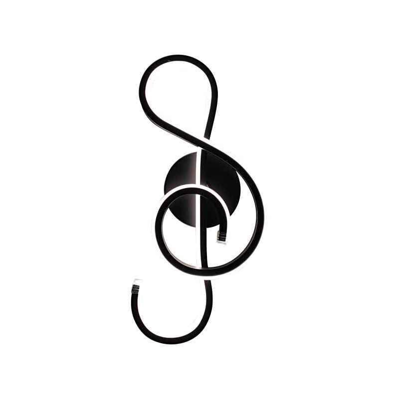 Music Note LED Wall Light