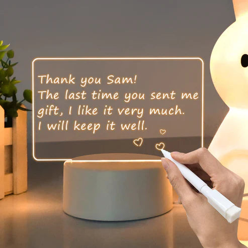 LED Message Board - Customizable LED Note Board for Creative Displays