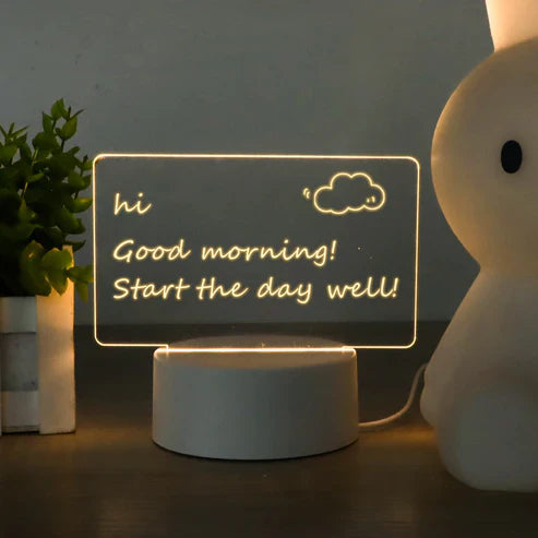 LED Message Board - Customizable LED Note Board for Creative Displays