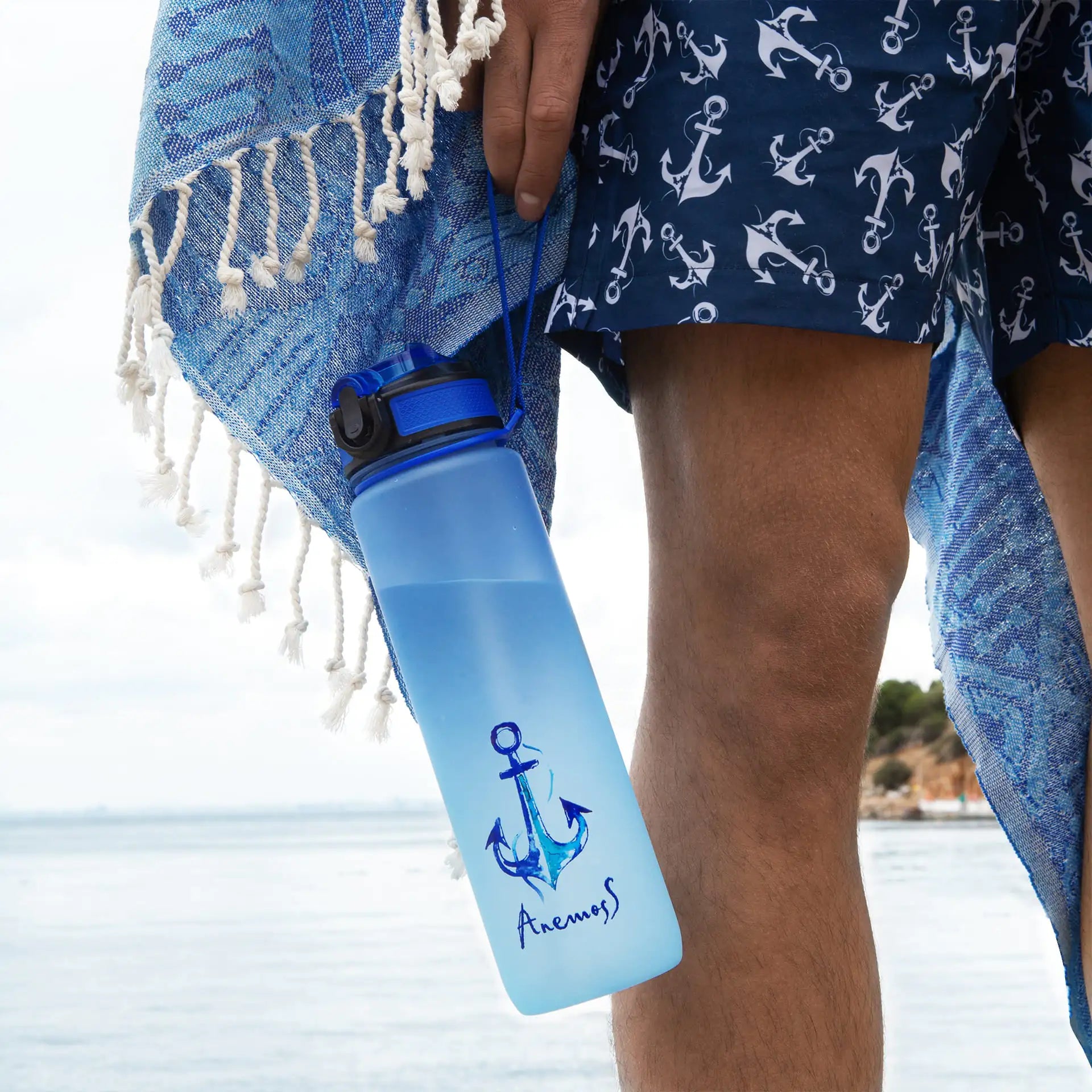Anemoss Anchor Tritan Water Bottle 1000 ml / 33.8 oz