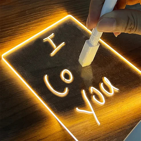 LED Message Board - Customizable LED Note Board for Creative Displays