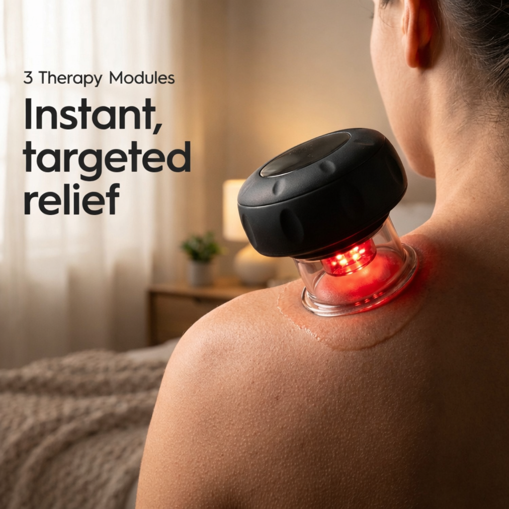 Electric Cupping Massager – Anti-Cellulite &amp; Deep Muscle Relief
